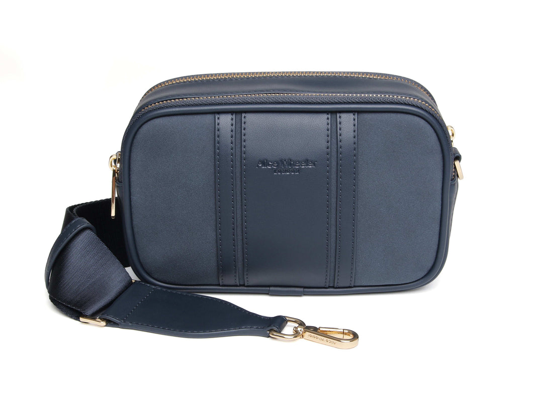 ALICE WHEELER <BR>
Madrid Crossbody <BR>
Navy <BR>