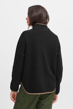 Load image into Gallery viewer, FRANSA&lt;BR&gt;
Mila Fleece Jacket&lt;BR&gt;
Black&lt;BR&gt;

