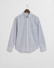 Load image into Gallery viewer, GANT<BR>
Classic Poplin Stripe Shirt<BR>
Sky blue or Red stripe <BR>
