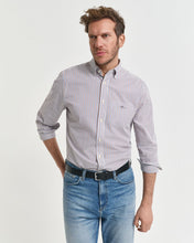 Load image into Gallery viewer, GANT<BR>
Classic Poplin Stripe Shirt<BR>
Sky blue or Red stripe <BR>
