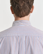 Load image into Gallery viewer, GANT<BR>
Classic Poplin Stripe Shirt<BR>
Sky blue or Red stripe <BR>
