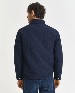 GANT<BR>Quilted outerwear jacket <BR>Taupe, Navy <br>