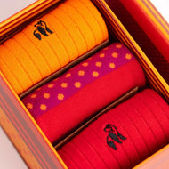 SWOLE PANDA <BR>
Men's 3 Pack Socks<BR>
Spots & Stripes