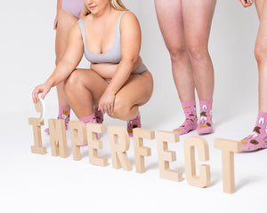 IRISH SOCKSCIETY <BR>
I'm Perfect Ladies Sock <BR>
Pink <BR>