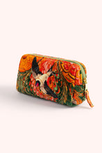 Load image into Gallery viewer, POWDER &lt;BR&gt;
Quilted Vanity Bag - Marbled Swallow &lt;BR&gt;
Orange &lt;BR&gt;
