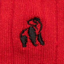 Load image into Gallery viewer, SWOLE PANDA &lt;BR&gt;
Mens bamboo sock &lt;BR&gt;
Red &lt;BR&gt;
UK 7-11&lt;BR&gt;
