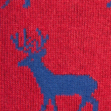 Load image into Gallery viewer, SWOLE PANDA &lt;BR&gt;
Men’s Stag Bamboo Socks &lt;BR&gt;
red &lt;BR&gt;
