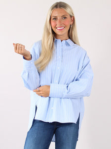 INWEAR<BR>
Rimma Shirt<BR>
Blue<BR>