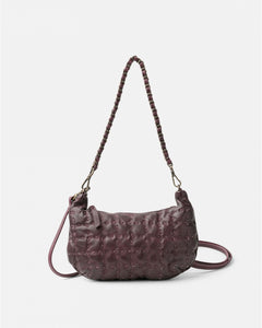 BIBA <BR>
Leather cross bag, Sharon <BR>
Burgundy <BR>
