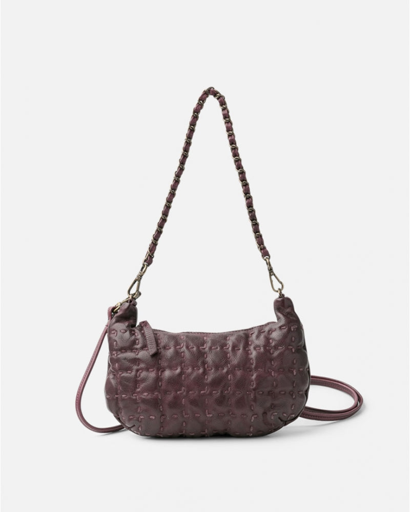 BIBA <BR>
Leather cross bag, Sharon <BR>
Burgundy <BR>