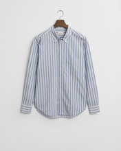Load image into Gallery viewer, GANT&lt;BR&gt;
Classic Poplin Stripe Shirt&lt;BR&gt;
Clear sky (427) &lt;BR&gt;
