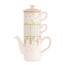 Load image into Gallery viewer, CATH KIDSON &lt;BR&gt;
Spring Birds Tea for Two Set&lt;BR&gt;
Cream &lt;BR&gt;
