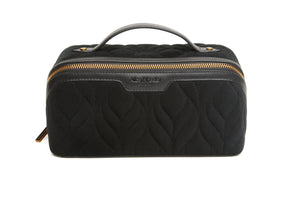 ALICE WHEELER <BR>
Velvet Train Case  <BR>
Black <BR>