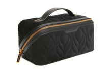 Load image into Gallery viewer, ALICE WHEELER &lt;BR&gt;
Velvet Train Case  &lt;BR&gt;
Black &lt;BR&gt;
