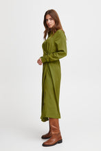 Load image into Gallery viewer, FRANSA&lt;BR&gt;
Viline Dress&lt;BR&gt;
Green&lt;BR&gt;
