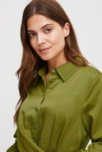Load image into Gallery viewer, FRANSA&lt;BR&gt;
Viline Dress&lt;BR&gt;
Green&lt;BR&gt;
