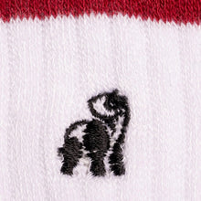 Load image into Gallery viewer, SWOLE PANDA &lt;br&gt;
Mens bamboo sock &lt;br&gt;
Athletic White &lt;br&gt;
UK 7-11
