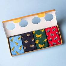 Load image into Gallery viewer, SWOLE PANDA &lt;BR&gt;
Men&#39;s Bamboo Socks&lt;BR&gt;
Zoo socks gift set
