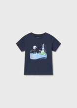 Load image into Gallery viewer, MAYORAL &lt;BR&gt;
Set of 2 sustainable cotton T-shirts baby &lt;BR&gt;
Navy &lt;BR&gt;
