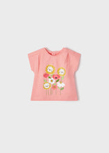 Load image into Gallery viewer, MAYORAL &lt;BR&gt;
Baby Girl Two pack of Bright Tops &lt;BR&gt;
Rose &lt;BR&gt;
