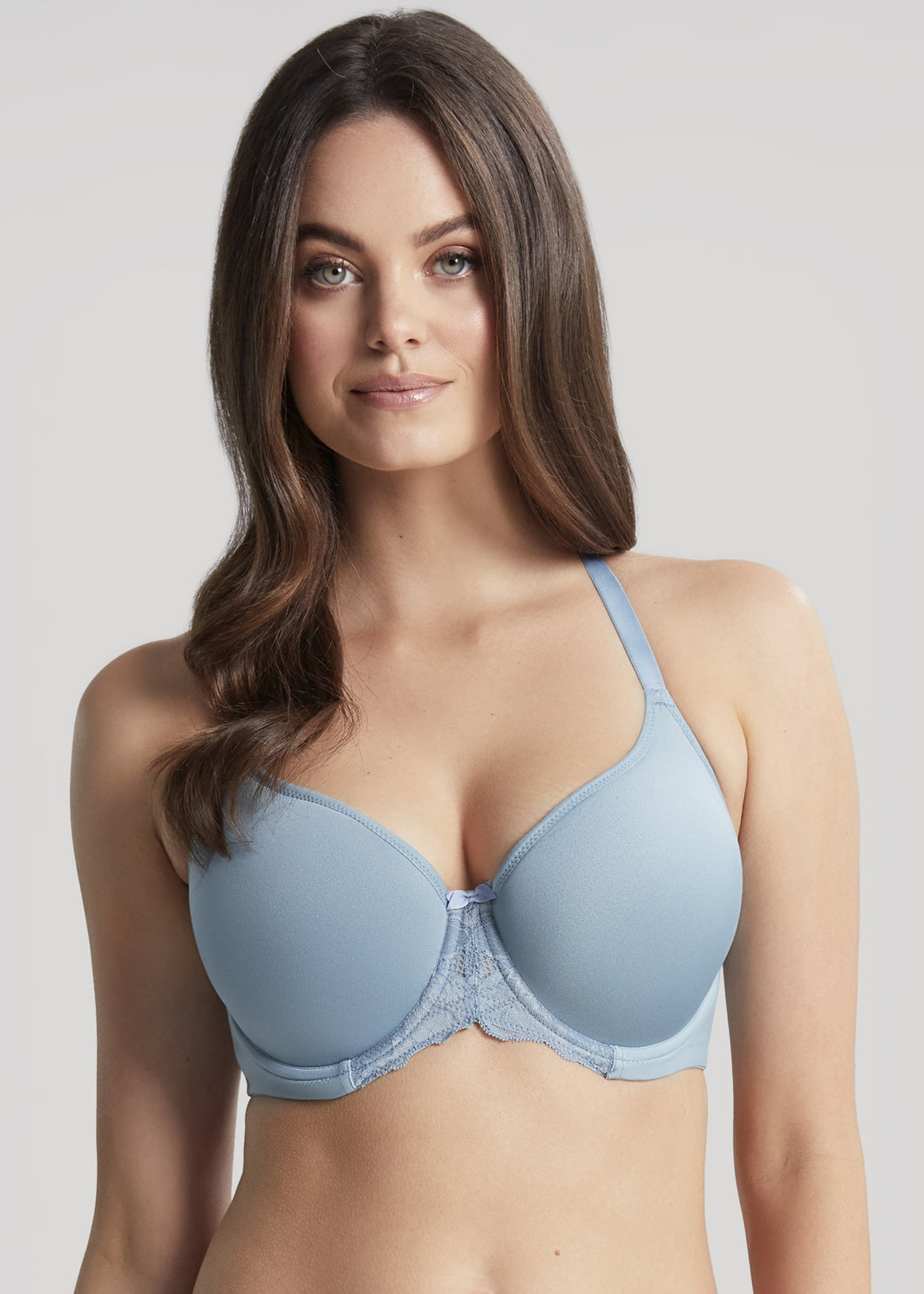 PANACHE <BR>
Rocha Bra, underwire, moulded <BR>
Stone Blue <BR>