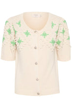 Load image into Gallery viewer, CREAM &lt;BR&gt;
Knit Cardigan &lt;BR&gt;
