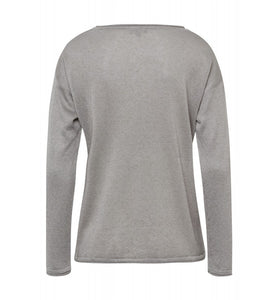 MORE & MORE <BR>
Summer Sweater <BR>
Gray <BR>