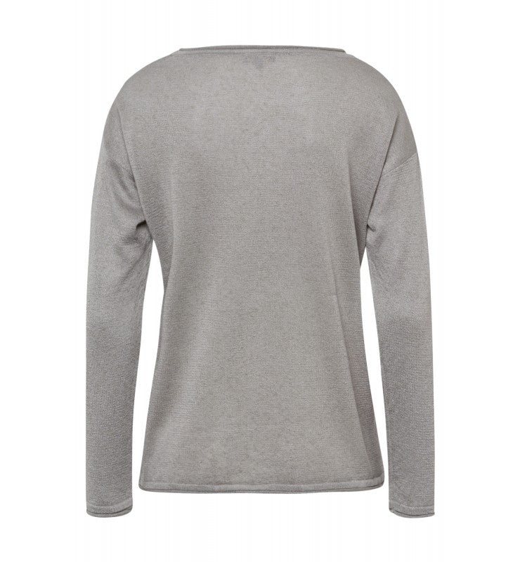 MORE & MORE <BR>
Summer Sweater <BR>
Gray <BR>