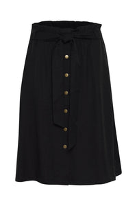 FRANSA <BR>
Midi Skirt <BR>
Black <BR>