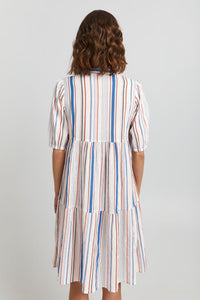 FRANSA <BR>
Flow Dress <BR>
Striped <BR>