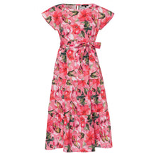 Load image into Gallery viewer, MORE &amp; MORE &lt;BR&gt;
Volant Print Dress &lt;BR&gt;
