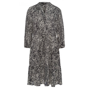 MORE AND MORE <BR>
Paisley Patch Dress <BR>
Two Tone <BR>