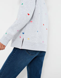JOULES <BR>
Rowley Raglan Hooded Sweat <BR>
Bee Design <BR>