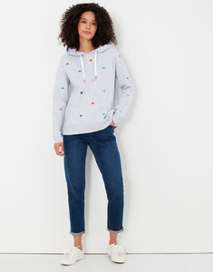 JOULES <BR>
Rowley Raglan Hooded Sweat <BR>
Bee Design <BR>