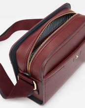Load image into Gallery viewer, JOULES &lt;BR&gt;
Vegan Cross Body Camera Bag &lt;BR&gt;
Oxblood &lt;BR&gt;
