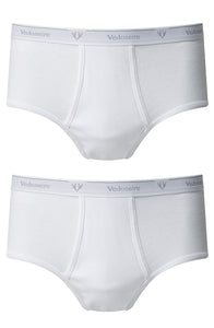 VEDONAIRE <BR>
2 pack Fine Rib Cotton Briefs <BR>