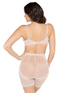 MIRACLE SUIT <BR>
Rear Lifting Boy Short, Extra Firm Control <BR>
Nude <BR>