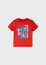 Load image into Gallery viewer, MAYORAL &lt;BR&gt;
Motorbike short sleeve t-shirt boy &lt;BR&gt;
Red &lt;BR&gt;
