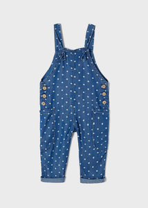 MAYORAL <BR>
ECOFRIENDS Lyocell Tencel™ long dungarees <BR>
Blue <BR>