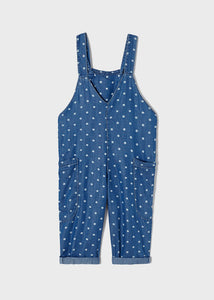 MAYORAL <BR>
ECOFRIENDS Lyocell Tencel™ long dungarees <BR>
Blue <BR>