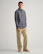 Load image into Gallery viewer, GANT &lt;BR&gt;
Regular Fit Oxford Shirt &lt;BR&gt;
Blue check &lt;BR&gt;
