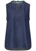 Load image into Gallery viewer, STREET ONE &lt;BR&gt;
Blouse &lt;BR&gt;
Denim &lt;BR&gt;
