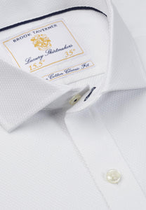 BROOK TAVERNER <BR>
Romsey Long Sleeved Shirt <BR>
White <BR>