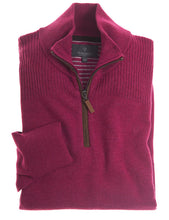 Load image into Gallery viewer, VEDONAIRE &lt;BR&gt;
Men&#39;s Half Zip Lambswool Knit with New Anti Pilling Finish &lt;BR&gt;
