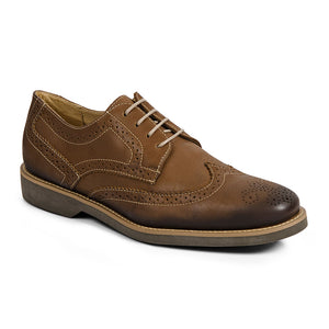 ANATOMIC TUCANO MENS COGNAC LEATHER BROGUES