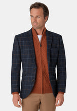 Load image into Gallery viewer, BROOK TAVERNER &lt;BR&gt;
Harris Tweed Sports Jacket &lt;BR&gt;
Aird Blue Check &lt;BR&gt;
