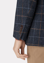 Load image into Gallery viewer, BROOK TAVERNER &lt;BR&gt;
Harris Tweed Sports Jacket &lt;BR&gt;
Aird Blue Check &lt;BR&gt;
