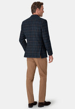 Load image into Gallery viewer, BROOK TAVERNER &lt;BR&gt;
Harris Tweed Sports Jacket &lt;BR&gt;
Aird Blue Check &lt;BR&gt;
