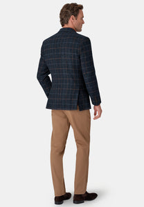 BROOK TAVERNER <BR>
Harris Tweed Sports Jacket <BR>
Aird Blue Check <BR>