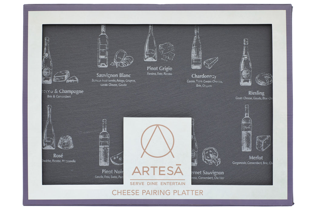 ARTESA <BR>
Slate Cheese Pairring Platter <BR>